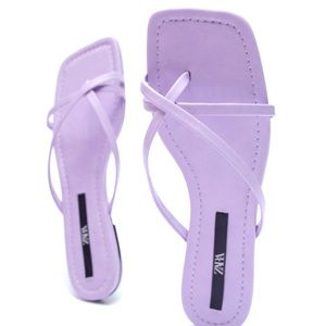 COPY - COPY - Zara NWT lilac Strappy Sandals